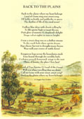 Country Rhymes poetry - Back to the plains
